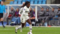 Aminata Diallo, durante el duelo entre Lille y PSG.