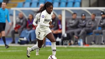 Aminata Diallo, durante el duelo entre Lille y PSG.