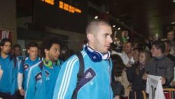 La llegada del Real Madrid a Vigo.