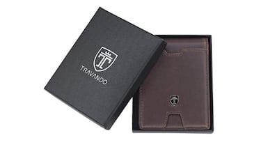 Delgada y con bloqueo RFID: así es esta billetera para hombre con 48.000 opiniones