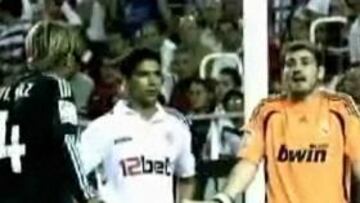 El meta le recriminó al de Torrejón su colocación en un saque de esquina tras el 2-1. Y Guti le respondió de forma airada: "¡Cierra la boca!"