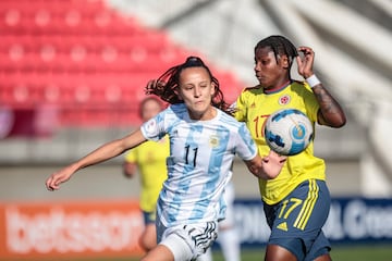 Colombia vs Argentina, Sudamericano Femenino Sub 20.