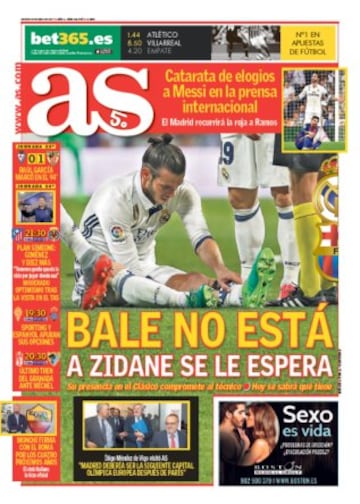 Las portadas de AS de abril