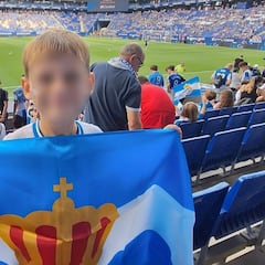 El Espanyol agasaja al niño perico vetado en Montilivi