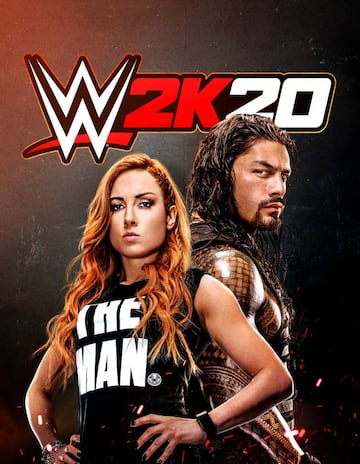 Portada completa de WWE 2K20. 