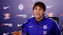 Antonio Conte, en la rueda de prensa previa a las semifinales de la Carabao Cup.