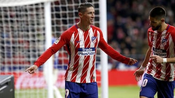 El delantero del Atlético de Madrid, Fernando Torres.
