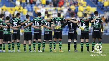 Alineaci¨®n del Racing en Las Palmas.