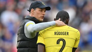 Tuchel y Rüdiger.