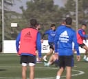 Último entrenamiento del Real Madrid antes de la visita del Alavés
