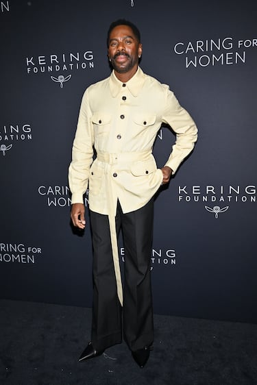 Colman Domingo posa en la alfombra roja del evento Caring for Women.



