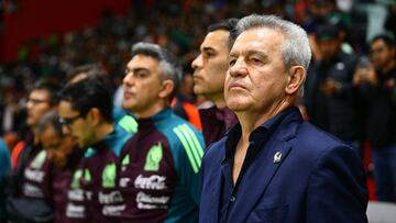 Javier Aguirre of Mexico during the Quarterfinals second leg match between Mexican National Team (Mexico) and Honduras as part of the Concacaf Nations League 2024-2025 at Nemesio Diez Stadium on November 19, 2024 in Toluca, Estado de Mexico, Mexico.