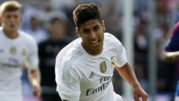 Marco Asensio, esta pretemporada con el Real Madrid.