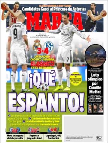 Portadas de la prensa deportiva