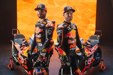 KTM presenta la nueva moto que pilotarán Brad Binder y Jack Miller, para el Mundial de MotoGP 2024.