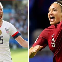 Cara a cara de Rapinoe y Taylor: de Reign a jugarse la final