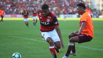 Flamengo, con tres colombianos, va por la Copa de Brasil.