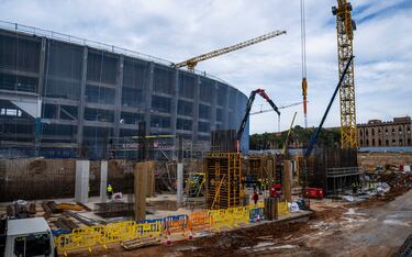 Las obras siempre tienen la mirada puesta en noviembre del 2024, momento previsto para que el Estadio esté listo para recibir a los aficionados y aficionadas.