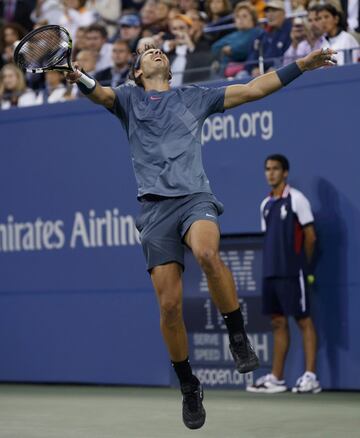 Nadal won a second US Open title in 2013, beating Novak Djokovic 6-2, 3-6, 6-4, 6-1.