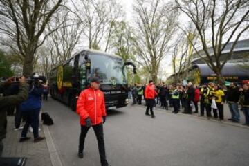 La seguridad, protagonista del B. Dortmund-Mónaco