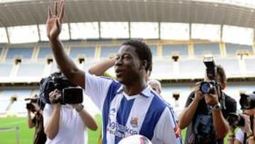 Sarpong, en su presentación.