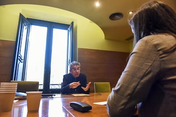 El teniente del alcalde de Cultura del Ayuntamiento de Barcelona, Jordi MartÃ­, durante una entrevista para Europa Press en el Palau de la Virreina, a 23 de febrero de 2022, en Barcelona, Catalunya (EspaÃ±a).
23 FEBRERO 2022
David Oller / Europa Press
23/02/2022