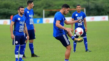 Paraguay realizó sus primeras prácticas en Barranquilla.