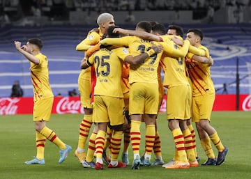 0-4. Pierre-Emerick Aubameyang celebra el cuarto gol.