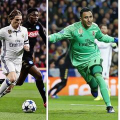 Keylor, Benzema y Modric, fuera