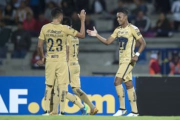 Las últimas tres ocasiones que el cuadro de Pumas llegó a jugar contra un equipo mexicano en llave directa del Torneo de Concacaf, los felinos quedaron eliminados del torneo. Dos veces ante Cruz Azul y una más ante Monterrey.