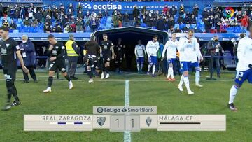 Resumen y goles del Zaragoza vs. Málaga de LaLiga SmartBank