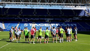 La plantilla del Espanyol.