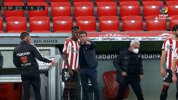 El debut de Nico Williams con con apenas 18 años y el gesto de complicidad de su hermano Iñaki