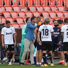 Javi Gracia y la defensa hacen 'horas extra'