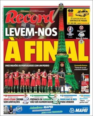 Portadas de la prensa mundial