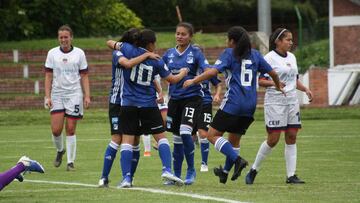 Millonarios venci&oacute; a Fortaleza en la Liga &Aacute;guila Femenina