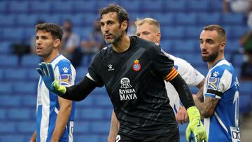 Diego Lopez during the match between RCD Espanyol and Deportivo Alaves, corresponding to the week 6 of the Liga Santander, played at the RCDE Stadium, on 22th September 2021, in Barcelona, Spain. 
  -- (Photo by Urbanandsport/NurPhoto via Getty Images)