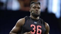 Potential first-round NFL draft pick David Ojabo, a former University of Michigan edge-rusher has sustained what looked like a leg or ankle injury during college Pro Day drills.
