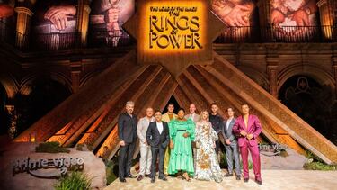 The Lord of the Rings: The Rings of Power, walking among elves
