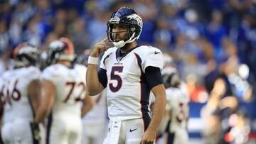 El quarterback de 35 años no resultó la solución de John Elway en los controles de Denver y tras un año en Colorado llegará a la agencia libre.