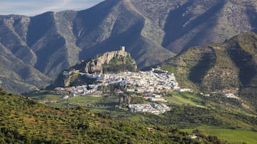 Zahara de la Sierra, en Andalucia.