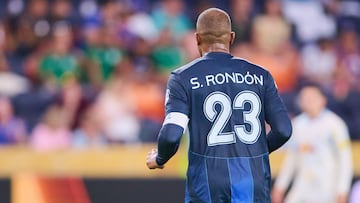 Salomon Rondon of Pachuca during the match between CF Pachuca and FC Salzburg as part of Group H to FIFA Club World Cup 2025 at TQL Stadium on June 18, 2025 in Cincinnati, Ohio, United States.