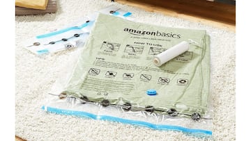 Bolsas herméticas de compresión al vacío para la ropa de Amazon Basics