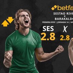 Sestao River vs. Barakaldo CF: horario, TV, pronósticos, estadísticas y clasificación