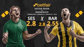 Sestao River vs. Barakaldo CF: horario, TV, pronósticos, estadísticas y clasificación