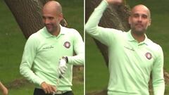 Se hace viral el ‘slam dunk chip-in’ mágico de Guardiola: el golpe acumula más de 2M de visitas