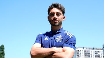 Raúl Moro, en la concentración de la Selección Sub-21. (RFEF)