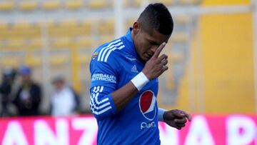 Ayron Del Valle, delantero de Millonarios.