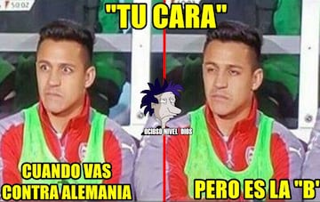 Los memes del empate entre Chile y Alemania