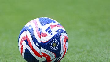 Official Ball Adidas during the FIFA Club World Cup 2025 Group - H match between Real Madrid C.F. and CF Pachuca at Bank of America Stadium on June 22, 2025 in Charlotte, North Carolina, United States.